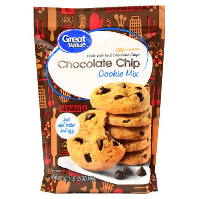 Wal-mart Stores, Inc. Great Value Chocolate Chip Cookie Mix, 17.5 oz