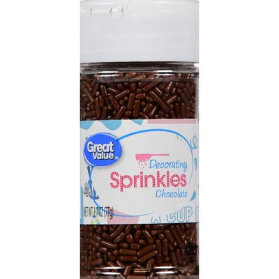 Wal-mart Stores, Inc. Great Value Decorating Chocolate Sprinkles, 2.7 oz