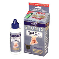 Sponix Nail Gel For Clear Healthy Looking Nails, 2-Ounce Boxes (Pack of 2)