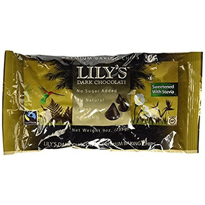 Lily's Dark Chocolate Chips- 5Pack ( 9 OZ Each)