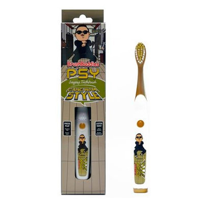 Atb PSY Tooth Brush Buddies Singing Gangnam Style Manual Toothbrush Music Kids Gift