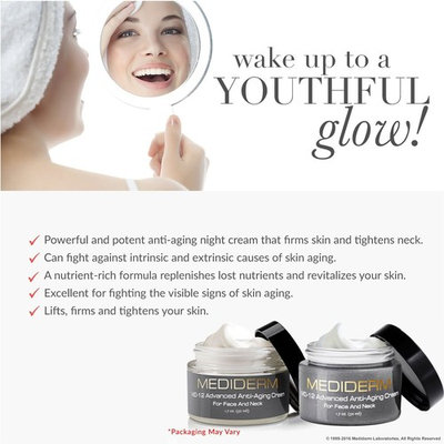 Wrinkle Cream - Anti Aging Face Cream. Best Wrinkle Creams That Really Work For Face and Neck Crepe Erase, Great for Men and Women by Mediderm