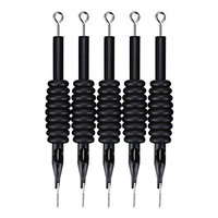 ShakeLady 5pcs Anti-slip Black Silicone 3/4