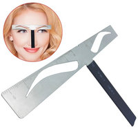 Microblading Ruler Eyebrow Tattoo Stencil Permanent Makeup Shaper Template Definition Brow Shaping Design Microblading Supplies
