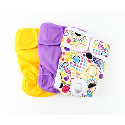 Reusable Washable Dog Diapers 3 Pack by Midlee