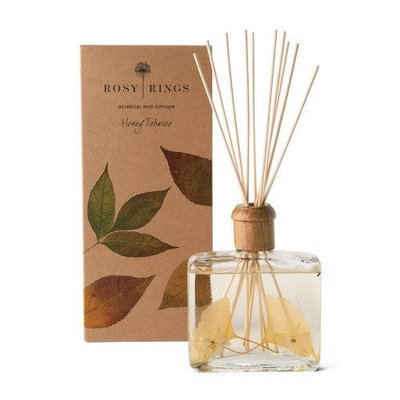 Rosy Rings Botanical Reed Diffuser 13 Oz. - Honey Tobacco