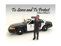 American Diorama 24031 Police Officer I Figure for 1-24 Scale Models