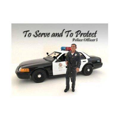 American Diorama 24031 Police Officer I Figure for 1-24 Scale Models