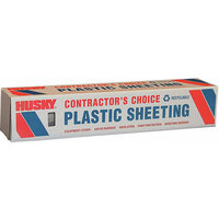 Husky 4 mL Polyethylene Opaque Plastic Sheeting, 20' x 100'