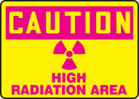 Accu Form HIGH RADIATION AREA (W/GRAPHIC)