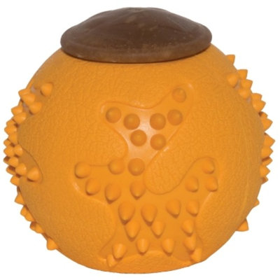 Starmark RubberTuff Treat Ball Dog Toy, Small