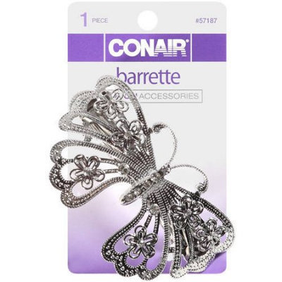 Sophisticates Barrette, Silver Butterfly, 1 barrette - CONAIR CORPORATION