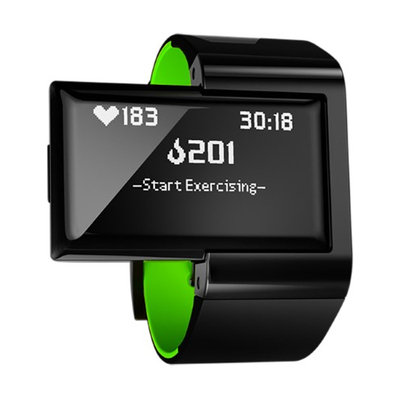 Altas Wearables Atlas Wristband 2: Activity Fitness Tracker Digital Trainer + Heart Rate Band - Green