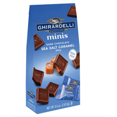 Ghirardelli Dark Sea Salt Caramel Minis Sub 4.6 oz.