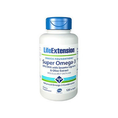 Life Extension Omega Foundations Super Omega-3 Softgels, 120 Ct