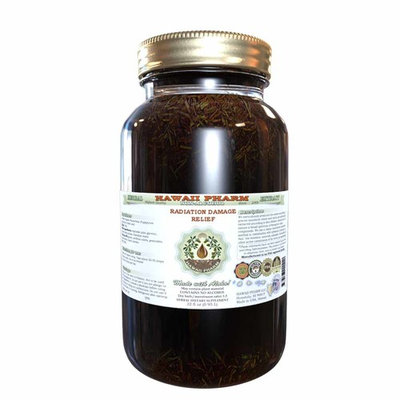 Radiation Damage Relief Glycerite, Milk Thistle (Silybum Marianum) Dried Seed, Holy Basil (Ocimum Tenuiflorum) Dried Herb, Pot Marigold (Calendula Officinalis) Dried Part Alcohol-Free Liquid