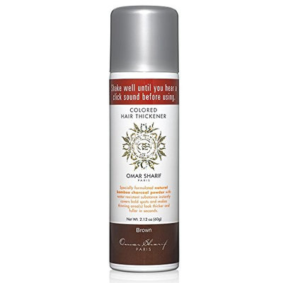 OS Hair Thicker Thickening Spray Medium Brown 2.12 oz. (60g) For Women and Men Natural Bamboo Charcoal Powder Made in Korea