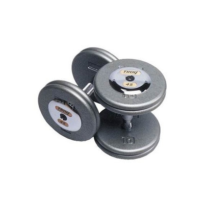 Fixed Pro-Style Dumbbells with Contoured Handle - Set of 2 (110 lbs.)