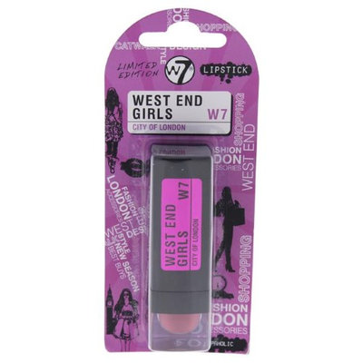 W7 W-C-13785 West End Girls City of London - Shopaholic for Women - 0.1 oz Lipstick