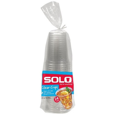 Eco Friendly 18 OZ Bare Clear Cup Retail Pack