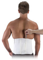 Bilt-Rite Mastex Health 10-10570-2X-2 10 in. Criss-Cross Support With Steels White - 2 Extra Large