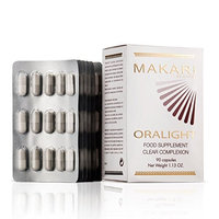 Makari Oralight 100% Drug-Free Skin Lightening Dietary Supplement - Melanin Blocking Regimen for Hyperpigmentation, Age Spots & Uneven Skin - 90 Softgel Capsules