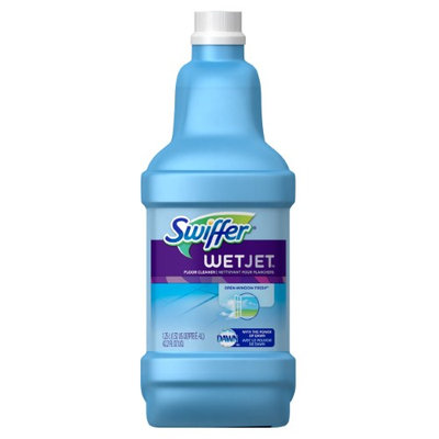 Swiffer WetJet System Cleaning-Solution Refill, 1.25 Liter, Open Window Fresh Scent, 6/Case