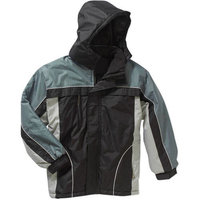 Climate Concepts Boys Midweight Color Block Polar Fleece Lined Hooded Jacket