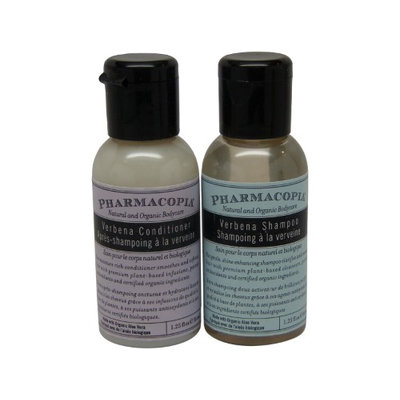 Pharmacopia Verbena Shampoo and Conditioner lot of 8 (4 of each) 1.1oz bottles