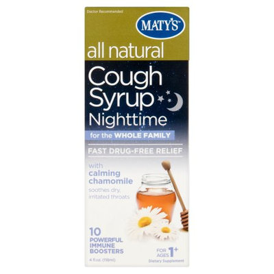 Maty's All Natural Nighttime for the Whole Family Cough Syrup, 4 fl oz