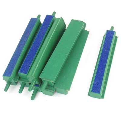 10 Pcs Aquarium Green Blue 2mm Outlet Connector Diameter Air Stone Bar
