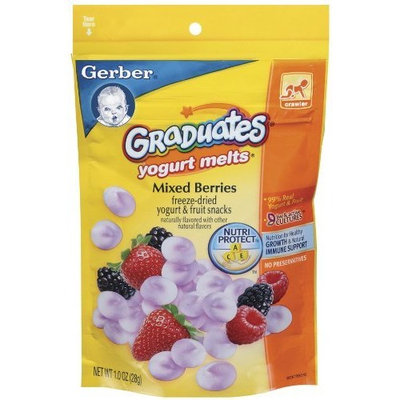Gerber Graduates Yogurt Melts, Mixed Berry, 1-Ounce