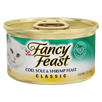 Purina® Fancy Feast Classic Cod, Sole & Shrimp Wet Cat Food - 3oz Can