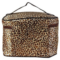 Hatop Leopard Print Cosmetic Bags Women Travel Makeup Bag Make Up Bags