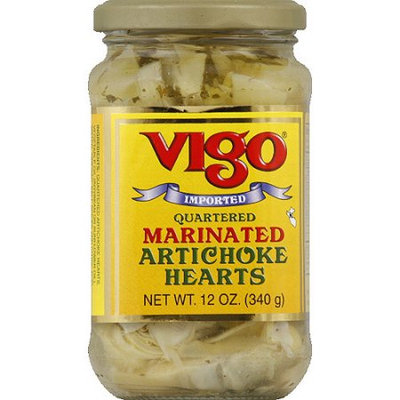 Vigo Marinated Artichoke Hearts, 12 oz, (Pack of 12)