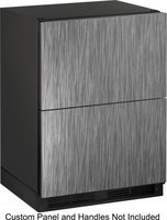 U-Line 1000 Series 1224 - 24 Inch Integrated Refrigerator Drawers