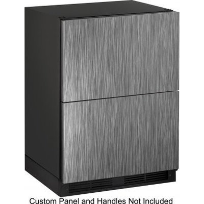 U-Line 1000 Series 1224 - 24 Inch Integrated Refrigerator Drawers