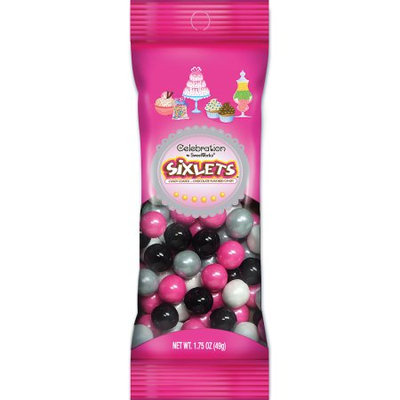 Celebrations By Sweetworks Candy Sixlets 1.75Oz Pouch-Girl Camo Mix