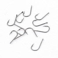 10 Pcs 3# Eyeless Barbed Metal Tackle Fishhook for Fishing Lover