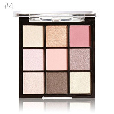 Misaky 9 Colors Classy Intensity Matt Powder Smoky Eyeshadow Pigmented Eyeshadow Highlighter Pigment Palette