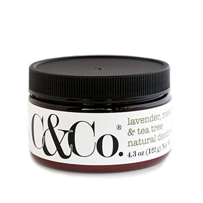 C & Co.®, Lavender, Rosehip & Tea Tree Natural Deodorant, Wicks + Neutralize + Effective, Natural Deodorant