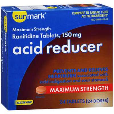 Sunmark Acid Reducer 150 mg Tablets - 24 ct