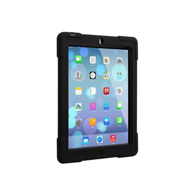 The Joy Factory aXtion Bold Water-Resistant Rugged Shockproof Case for iPad 2/3/4, Built-In Screen Protector Red/Black (CWA103)