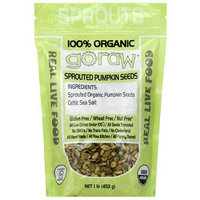 Go Raw Sprouted Pumpkin Seeds, 16 oz, (Pack of 6)