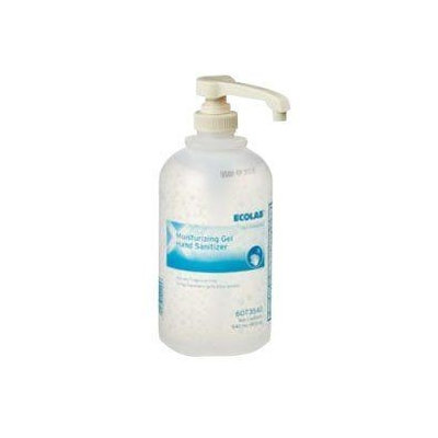 Ecolab Moisturizing Gel Hand Sanitizer 4 oz. Pump Bottle, 2 Pack