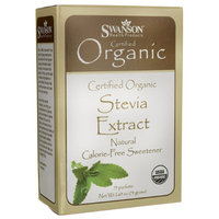 Swanson Stevia Extract - Certified Organic Calor 75 Pkts