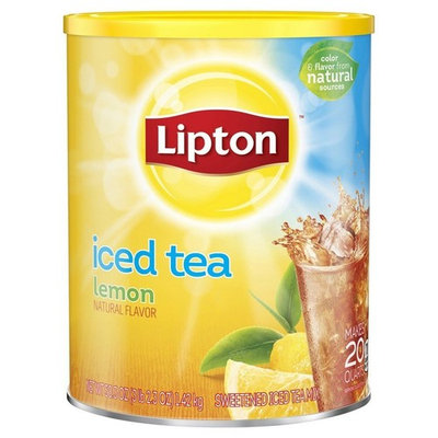 Lipton Iced Tea Lemon Natural Flavor 50.3 Oz. Pack Of 1.