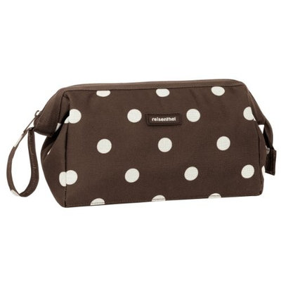 Reisenthel Travelcosmetic, Beautycase, Wash Bag Travel Bath for Cosmetic/Make Up One-size A pois marroni