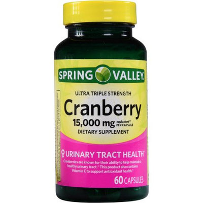 Spring Valley Triple Strength Cranberry 15000mg, 60 ct