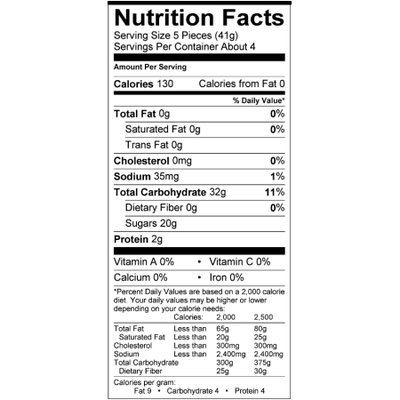 Ferrara Candy Company Sathers Gummello Peachie Rings Gummy Candy, 6 Ounce Bag